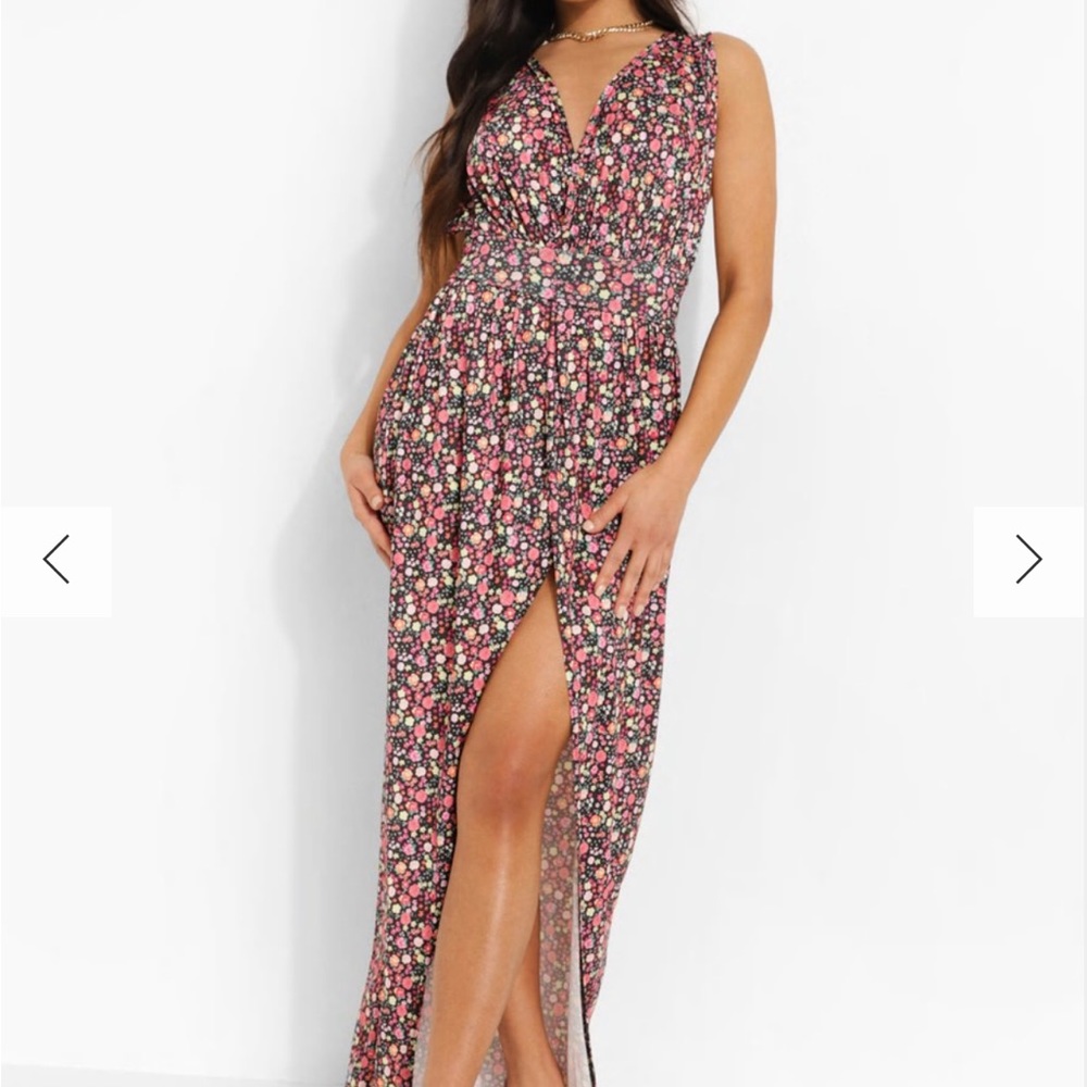 Boohoo maxi floral dress - Picture 1 of 8